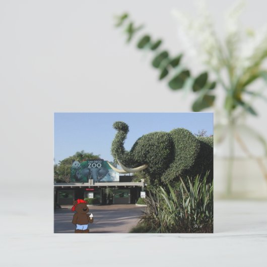 Het Briefkaart van CA "draag van Bezoeken van de (Staand voorkant)