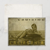 Het Briefkaart van Californië kruipen met Cool  Gu (Voorkant / Achterkant)