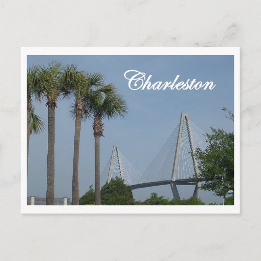 Het Briefkaart van Charleston, Zuid-Carolina (Voorkant)