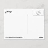 Het briefkaart van Chicago (Achterkant)