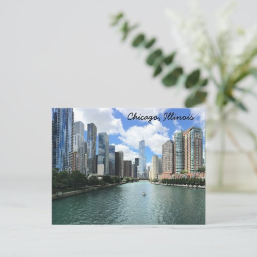 Het Briefkaart van Chicago, Illinois (Staand voorkant)