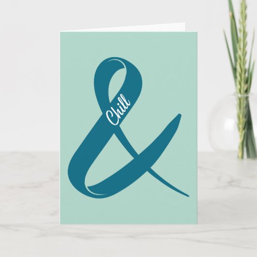 Het Briefkaart van Chill Ampersand (Voorkant)
