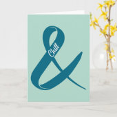 Het Briefkaart van Chill Ampersand (Gele Bloem)