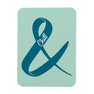 Het Briefkaart van Chill Ampersand Magneet