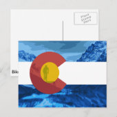 Het Briefkaart van Colorado van de fiets (Voorkant / Achterkant)