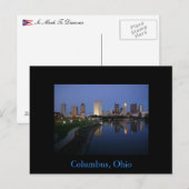 Het Briefkaart van Columbus Ohio (Voorkant / Achterkant)