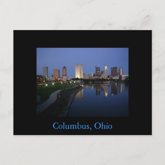 Het Briefkaart van Columbus Ohio (Voorkant)