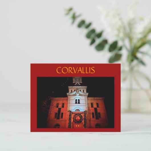 Het Briefkaart van Corvallis (Staand voorkant)