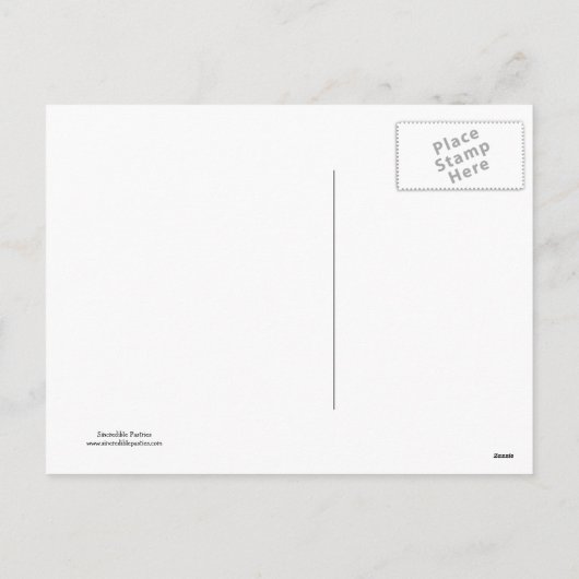 Het briefkaart van Cupcake van Kerstmis (Achterkant)