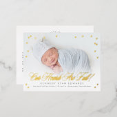 Het Briefkaart van de Aankondiging van de Folie va (Voorkant / Achterkant)