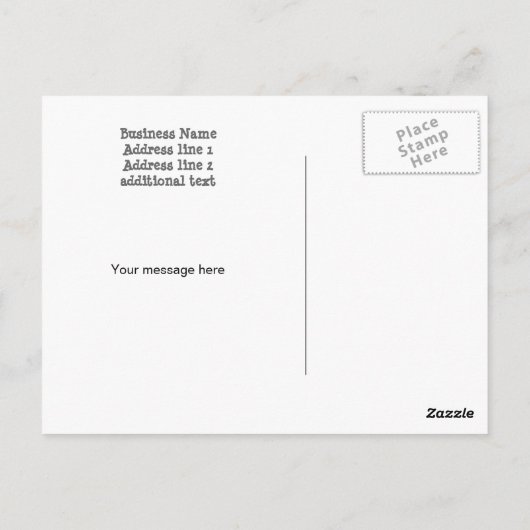 Het Briefkaart van de Babysitter van het huisdier (Achterkant)