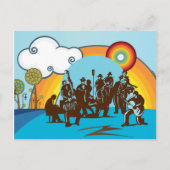 Het Briefkaart van de Band (Voorkant)