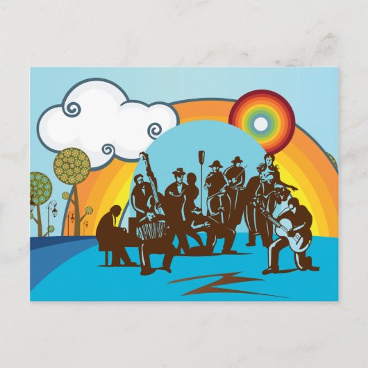 Het Briefkaart van de Band (Voorkant)