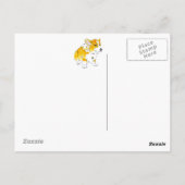 Het Briefkaart van de Bar Corgi verhogen (Achterkant)