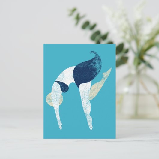 Het  Briefkaart van de Belly Flop (Staand voorkant)