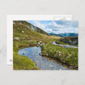 Het briefkaart van de bergbordfoto's. Noorwegen (Voorkant / Achterkant)