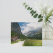 Het briefkaart van de berglandschapsfoto's. Sloven (Staand voorkant)