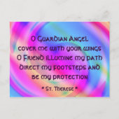 Het briefkaart van de beschermengel (Voorkant)