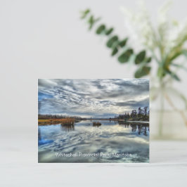 Het Briefkaart van de Bezinning van de Herfst van