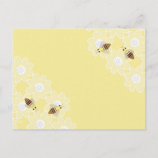 Het Briefkaart van de Bij van de honing (Voorkant)