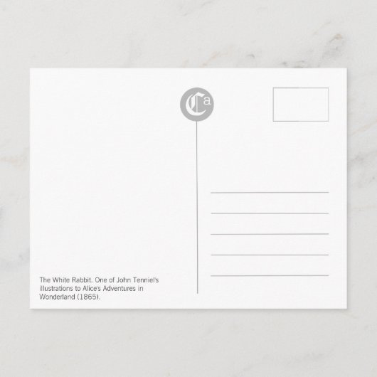 Het Briefkaart van de Birthday CC0240 van het Witt (Achterkant)