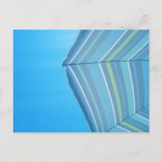 Het Briefkaart van de Blauw van de paraplu