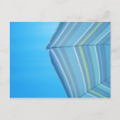 Het Briefkaart van de Blauw van de paraplu (Voorkant)