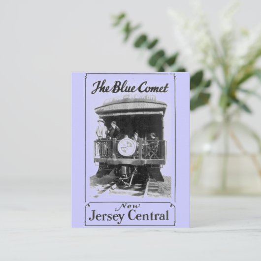 Het Briefkaart van de blauwe komeet (Staand voorkant)