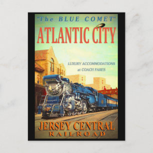 Het Briefkaart van de blauwe komeet