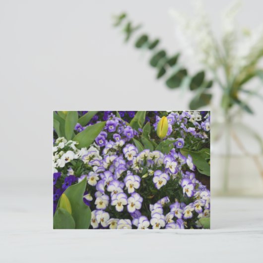 Het Briefkaart van de bloem (Staand voorkant)