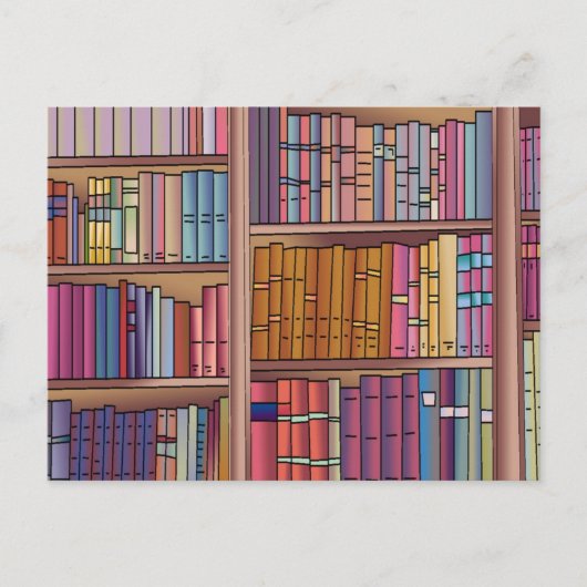 Het Briefkaart van de Boekenwurm (Voorkant)