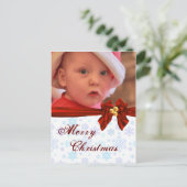 Het Briefkaart van de Boog van Kerstmis van de (Staand voorkant)
