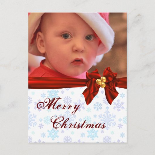 Het Briefkaart van de Boog van Kerstmis van de (Voorkant)