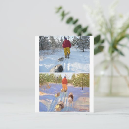 Het Briefkaart van de Bosbouw (Staand voorkant)