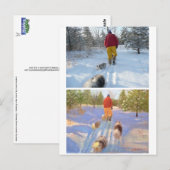 Het Briefkaart van de Bosbouw (Voorkant / Achterkant)