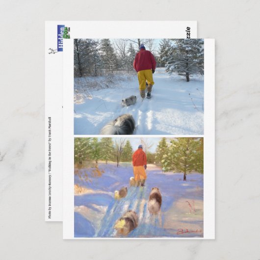 Het Briefkaart van de Bosbouw (Voorkant / Achterkant)