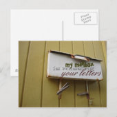 Het Briefkaart van de brievenbus (Voorkant / Achterkant)