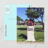 Het Briefkaart van de Brievenbus van het Rode Huis (Voorkant / Achterkant)