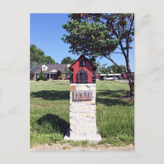 Het Briefkaart van de Brievenbus van het Rode Huis (Voorkant)