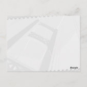 Het briefkaart van de Brug van Mackinac (Achterkant)