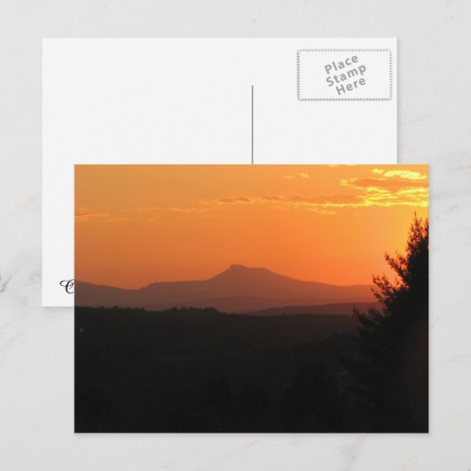 Het briefkaart van de Bult van de kameel (Voorkant / Achterkant)