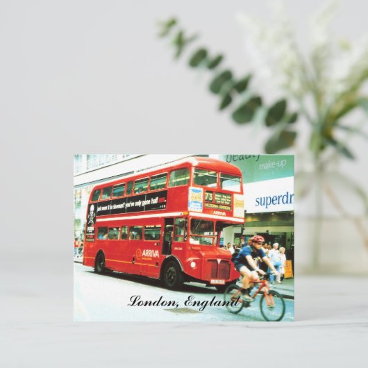 Het Briefkaart van de Bus van Londen (Staand voorkant)