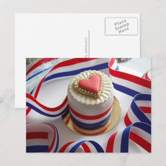 Het Briefkaart van de Cake van Frans Valentijn van (Voorkant / Achterkant)