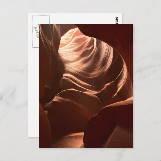 Het briefkaart van de Canion van de antilope (Voorkant / Achterkant)