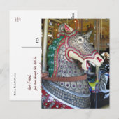 Het Briefkaart van de carrousel (Voorkant / Achterkant)