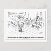 Het Briefkaart van de Cartoon van de Workshop dele (Voorkant)