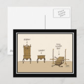 Het Briefkaart van de Cartoon van Lowboy (Voorkant / Achterkant)