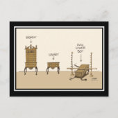 Het Briefkaart van de Cartoon van Lowboy (Voorkant)