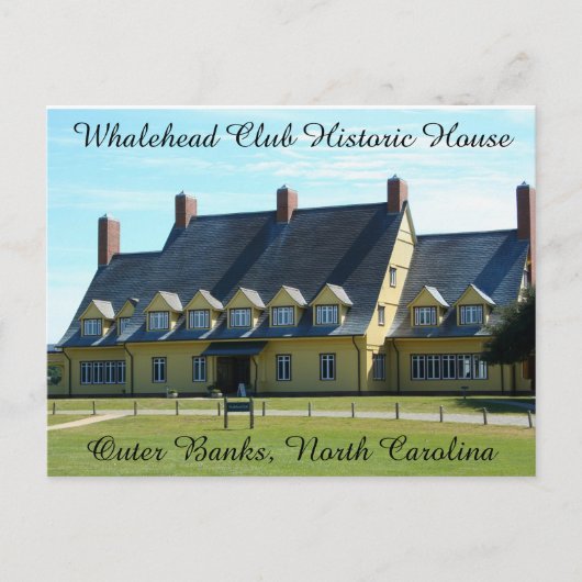 Het Briefkaart van de Club van Whalehead (Voorkant)