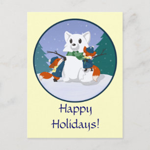 Het Briefkaart van de Dag van de Sneeuw van